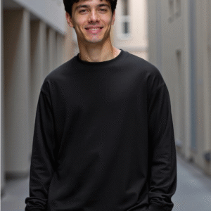 Men's Navy Blue Oversized T-shirt